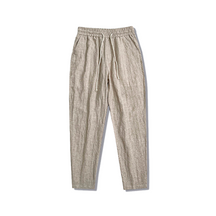 Calça Linho Listrada Fiorinni F084 bege