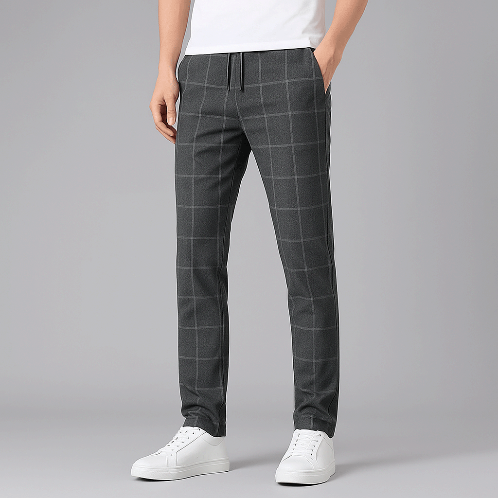 Calça Social Xadrez Masculina Fiorinni
