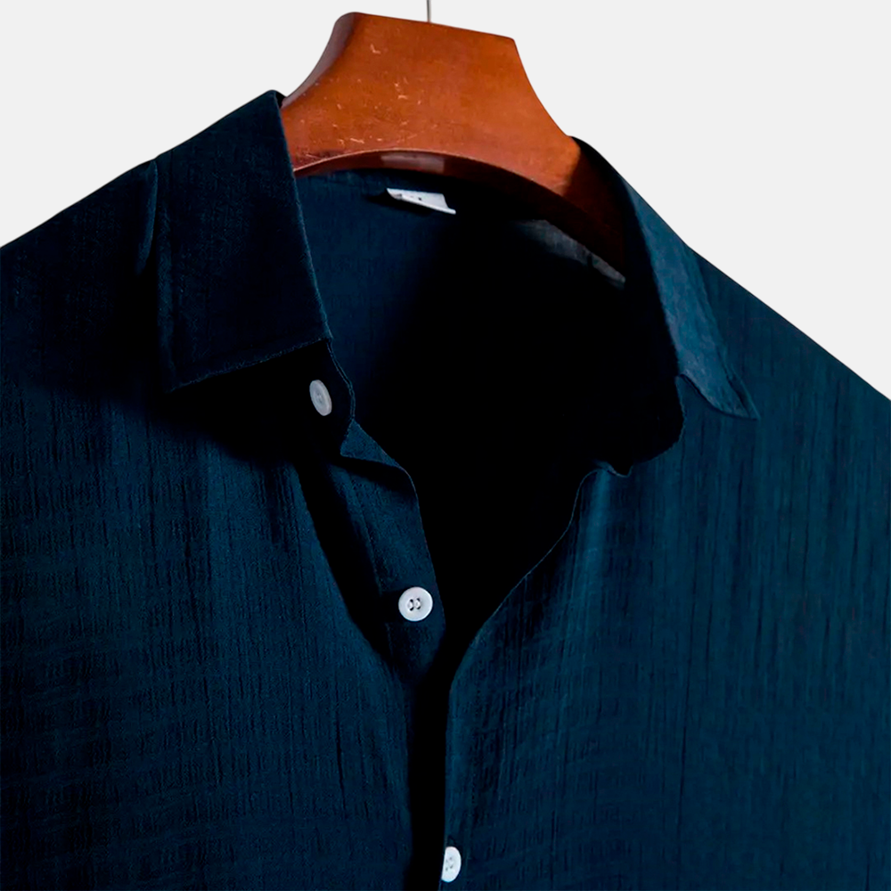 Camisa Manga Curta Básica Fiorinni Modern - gola 