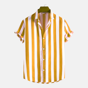 Camisa Manga Curta Fiorinni Atlântica amarela