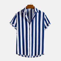 Camisa Manga Curta Fiorinni Atlântica azul marinho