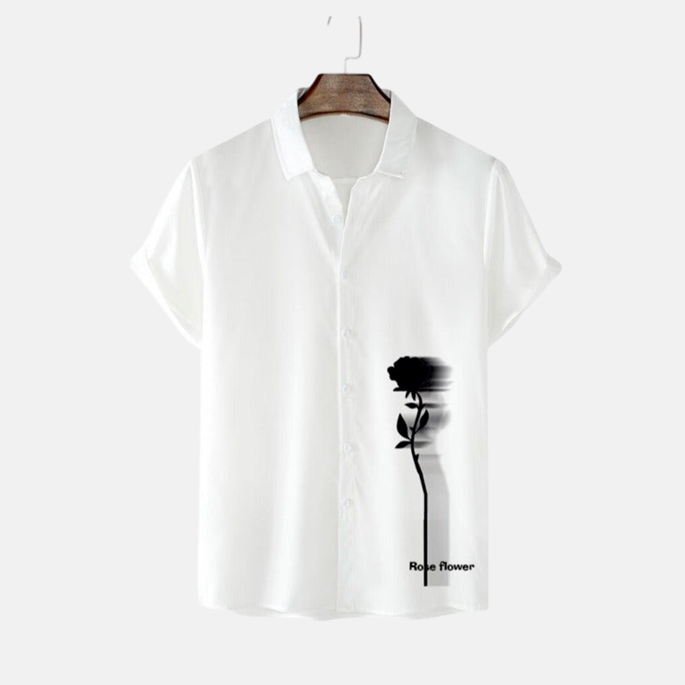 Camisa Manga Curta Fiorinni Flower