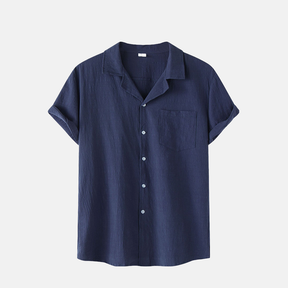 Camisa Manga Curta Fiorinni Ibéria azul