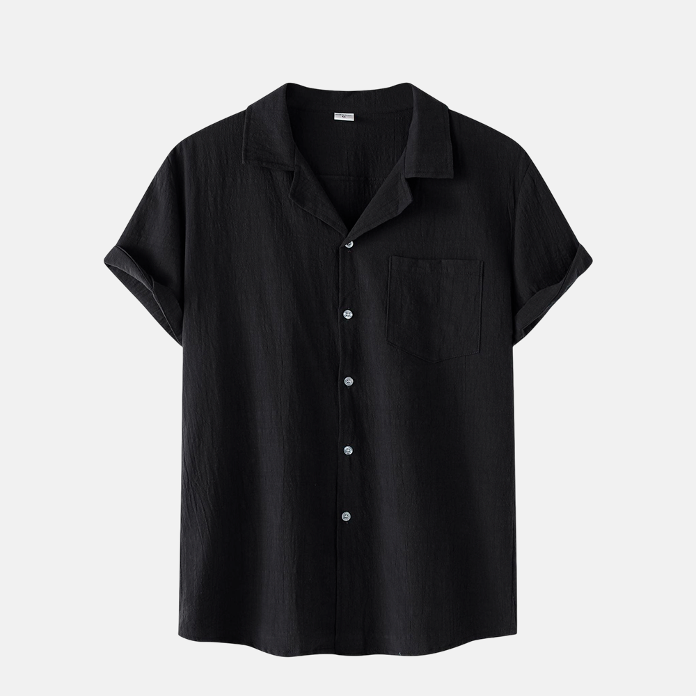 Camisa Manga Curta Fiorinni Ibéria preto
