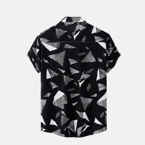 Camisa Manga Curta Fiorinni Siena preta - costas 