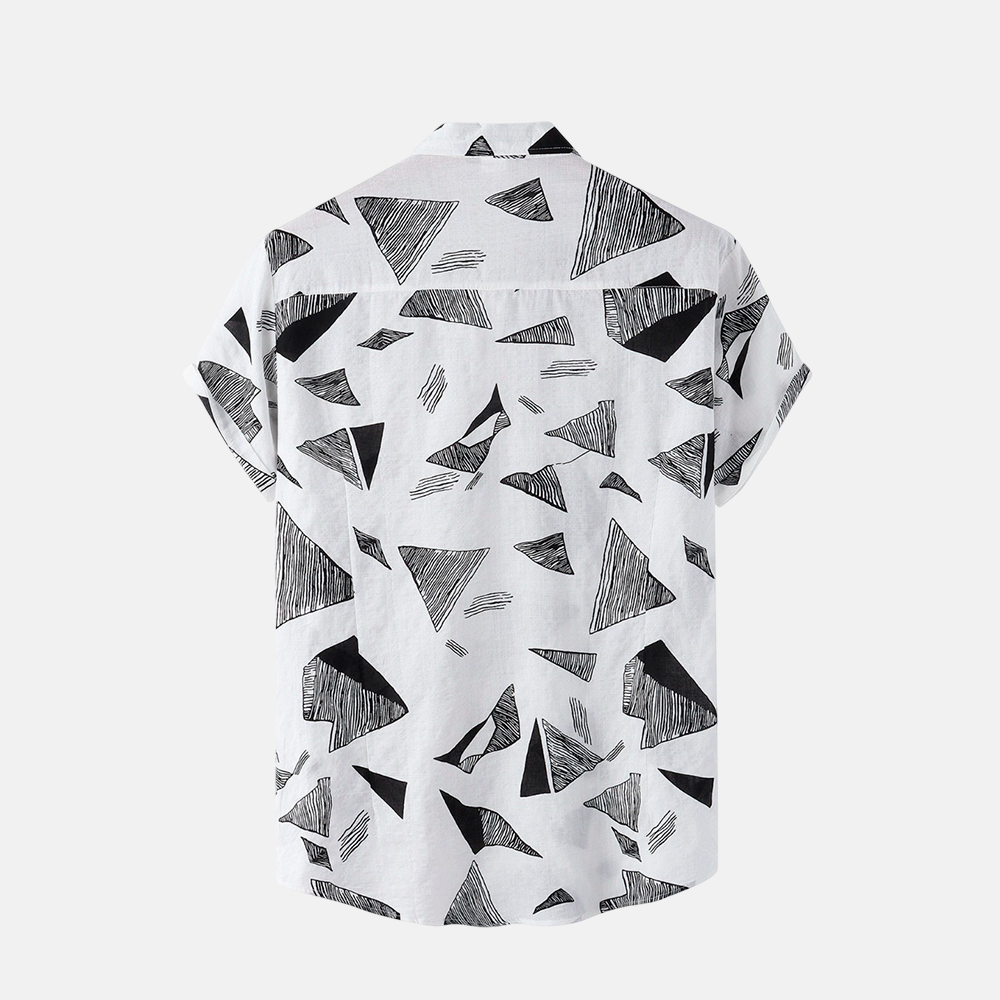 Camisa Manga Curta Fiorinni Siena branca - costas 