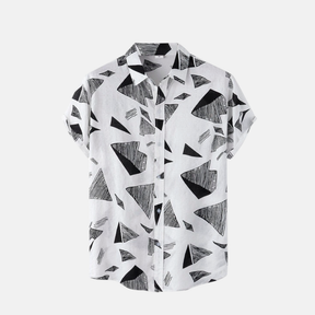 Camisa Manga Curta Fiorinni Siena branca 