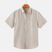 Camisa Masculina Fiorinni de Linho Veneza bege