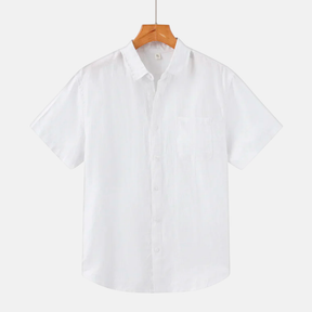 Camisa Masculina Fiorinni de Linho Veneza branca 