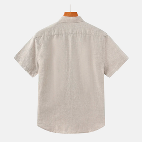Camisa Masculina Fiorinni de Linho Veneza bege 
