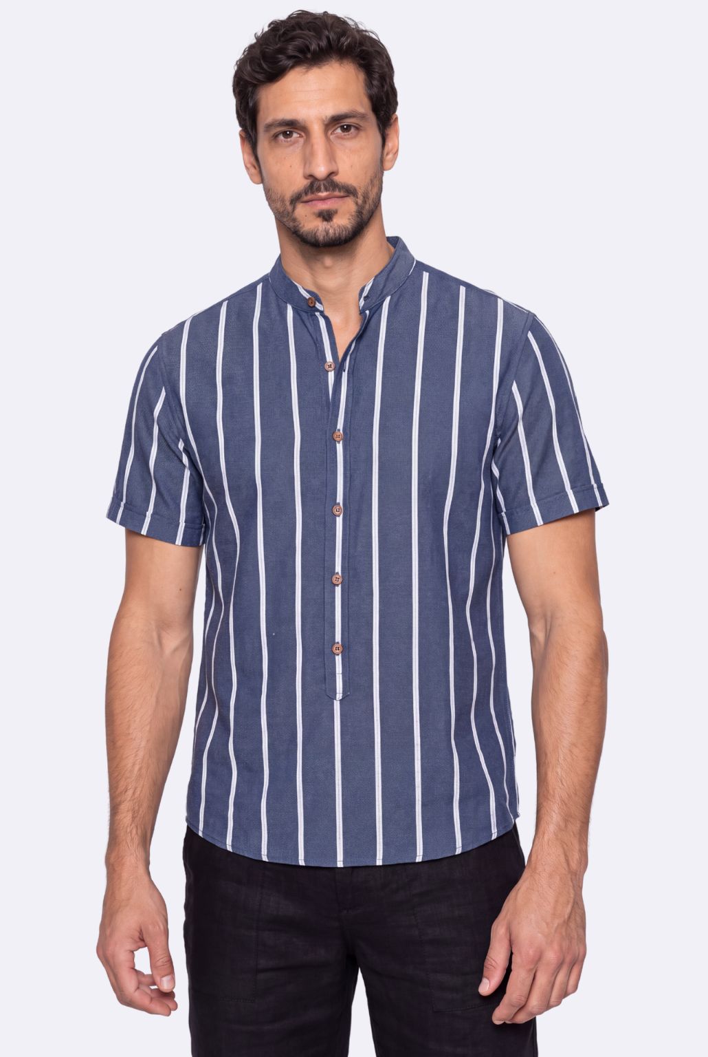 Camisa Masculina Manga Curta Duna