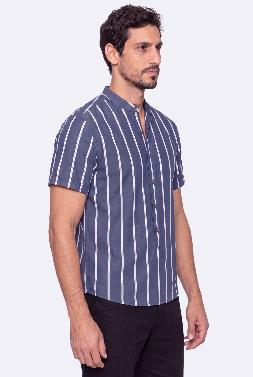 Camisa Masculina Manga Curta Duna