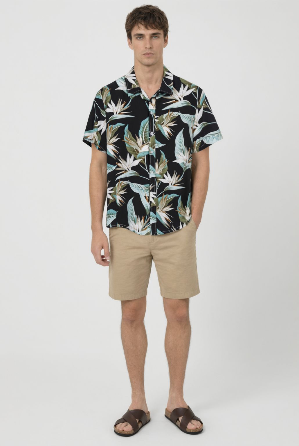 Camisa Masculina Manga Curta Kailua