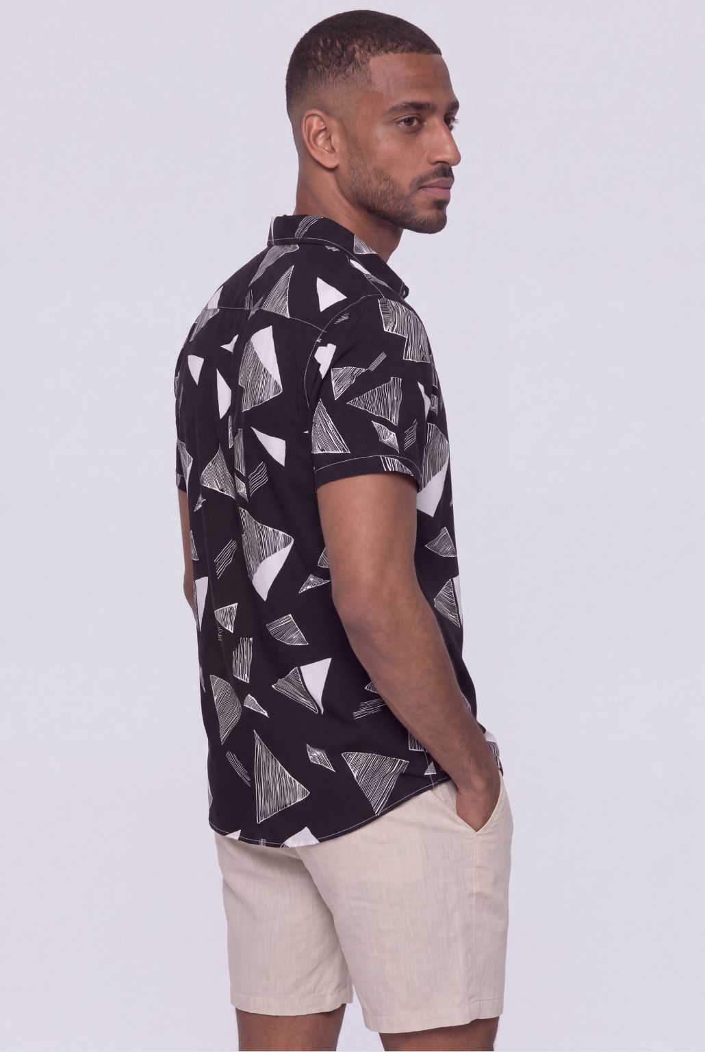 Camisa Masculina Manga Curta Siena