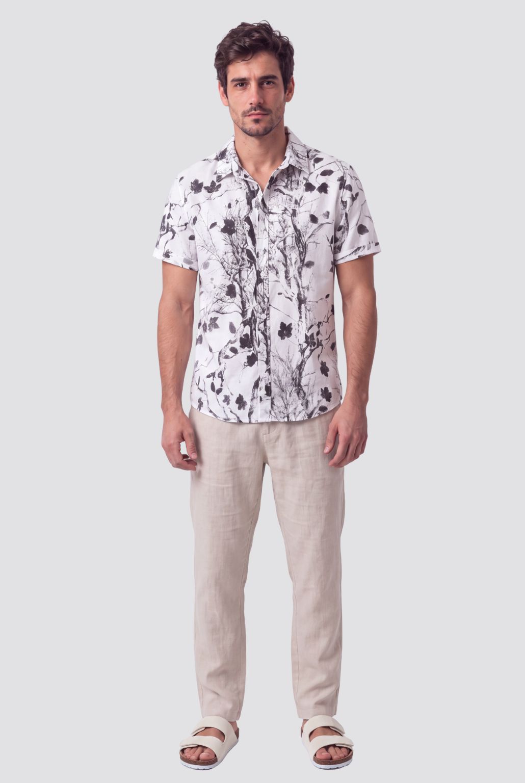 Camisa Masculina Manga Curta Silvano