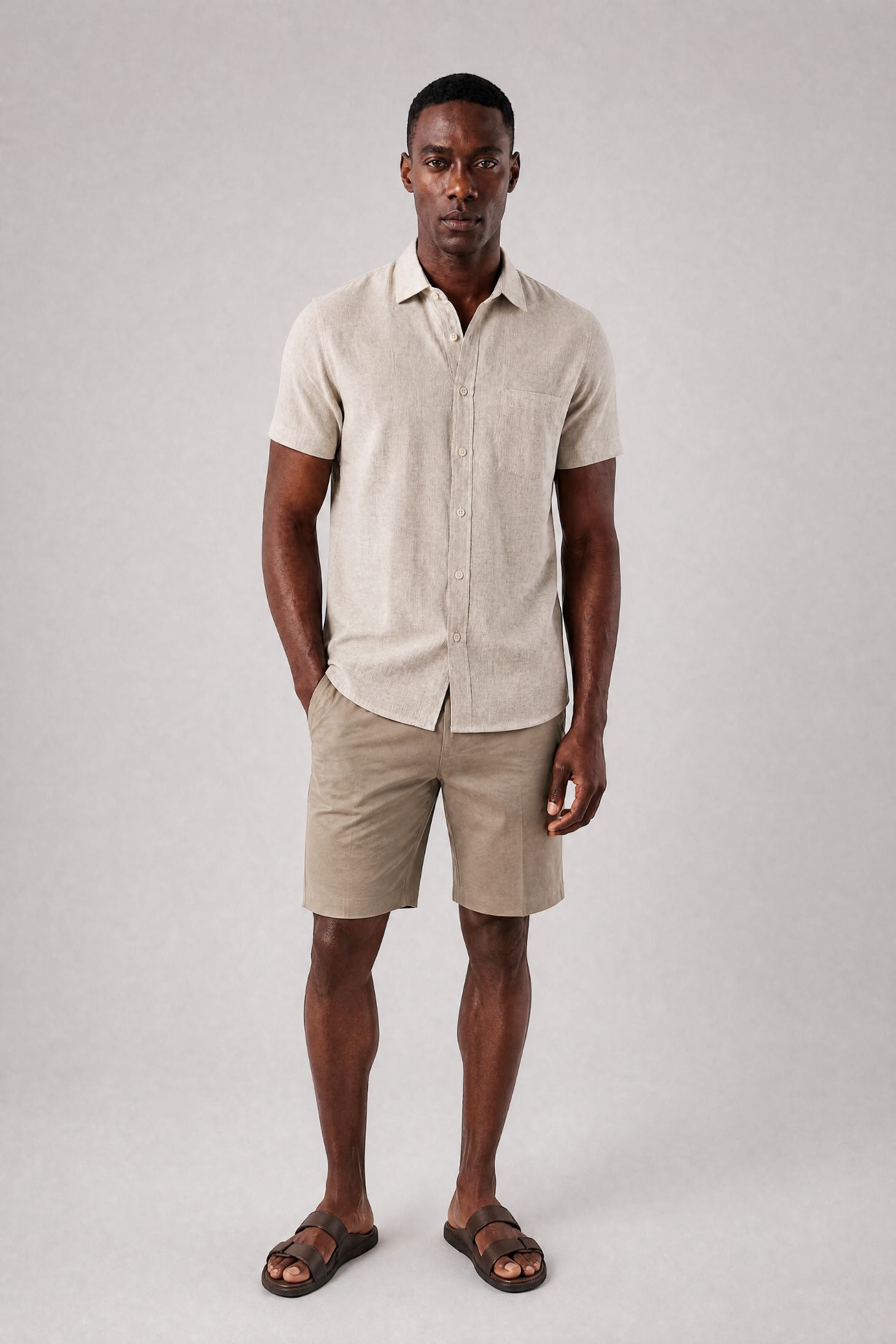 Camisa Masculina de Linho Veneza