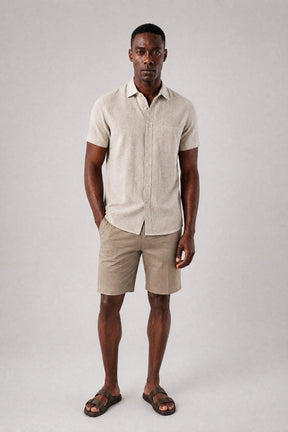 Camisa Masculina de Linho Veneza