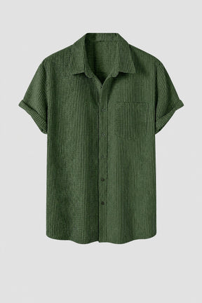 Camisa Masculina em Veludo Cotelê