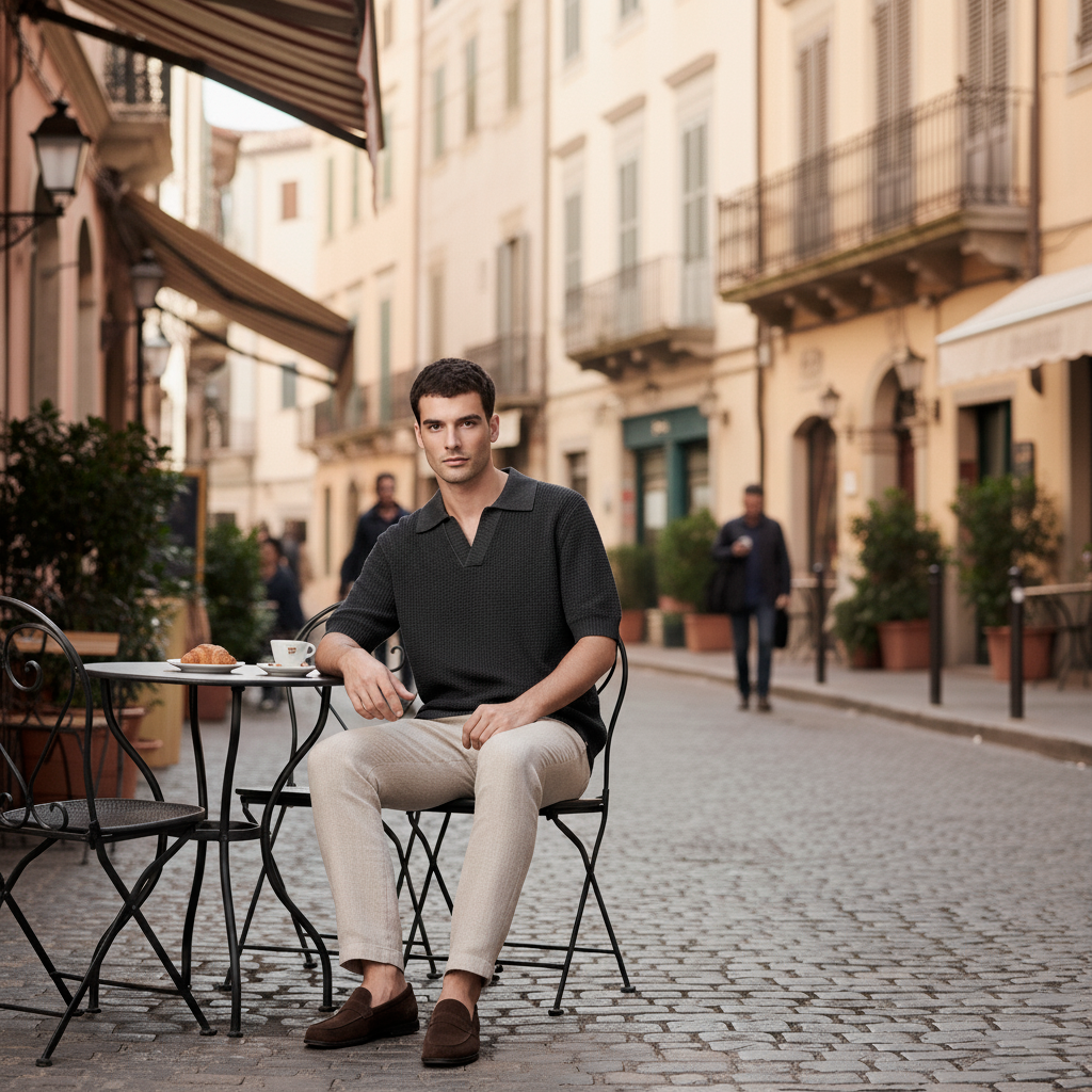 Camisa Polo Fiorinni Alento - cenario