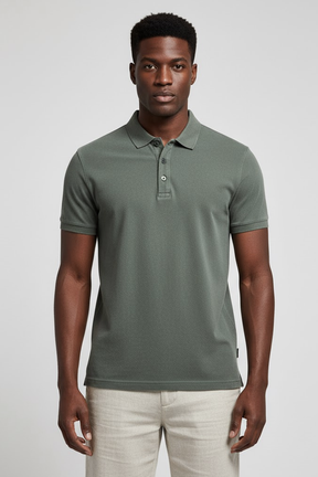 Camisa Polo Masculina Executiva Fiorinni verde
