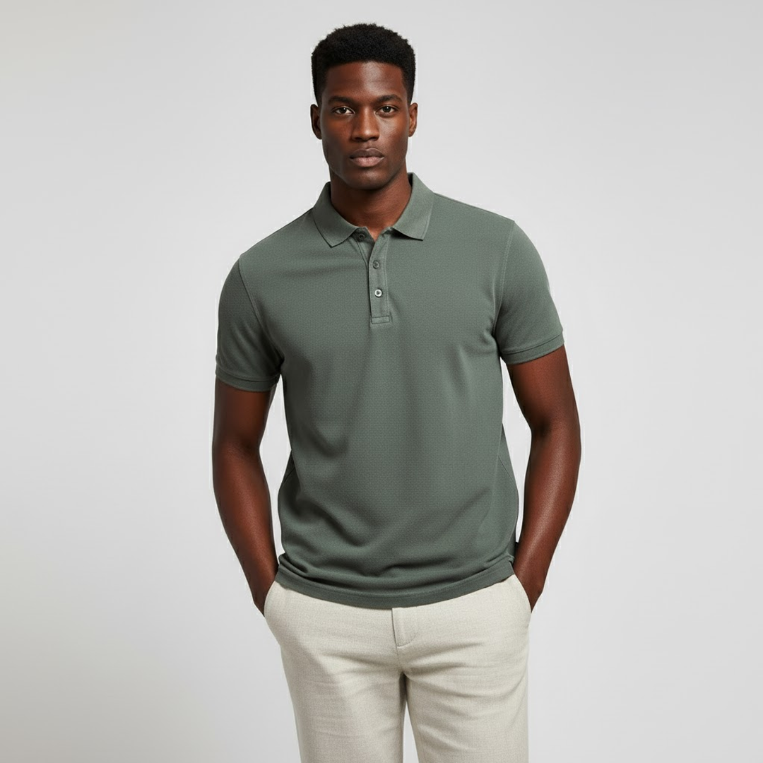 Camisa Polo Masculina Executiva Fiorinni verde