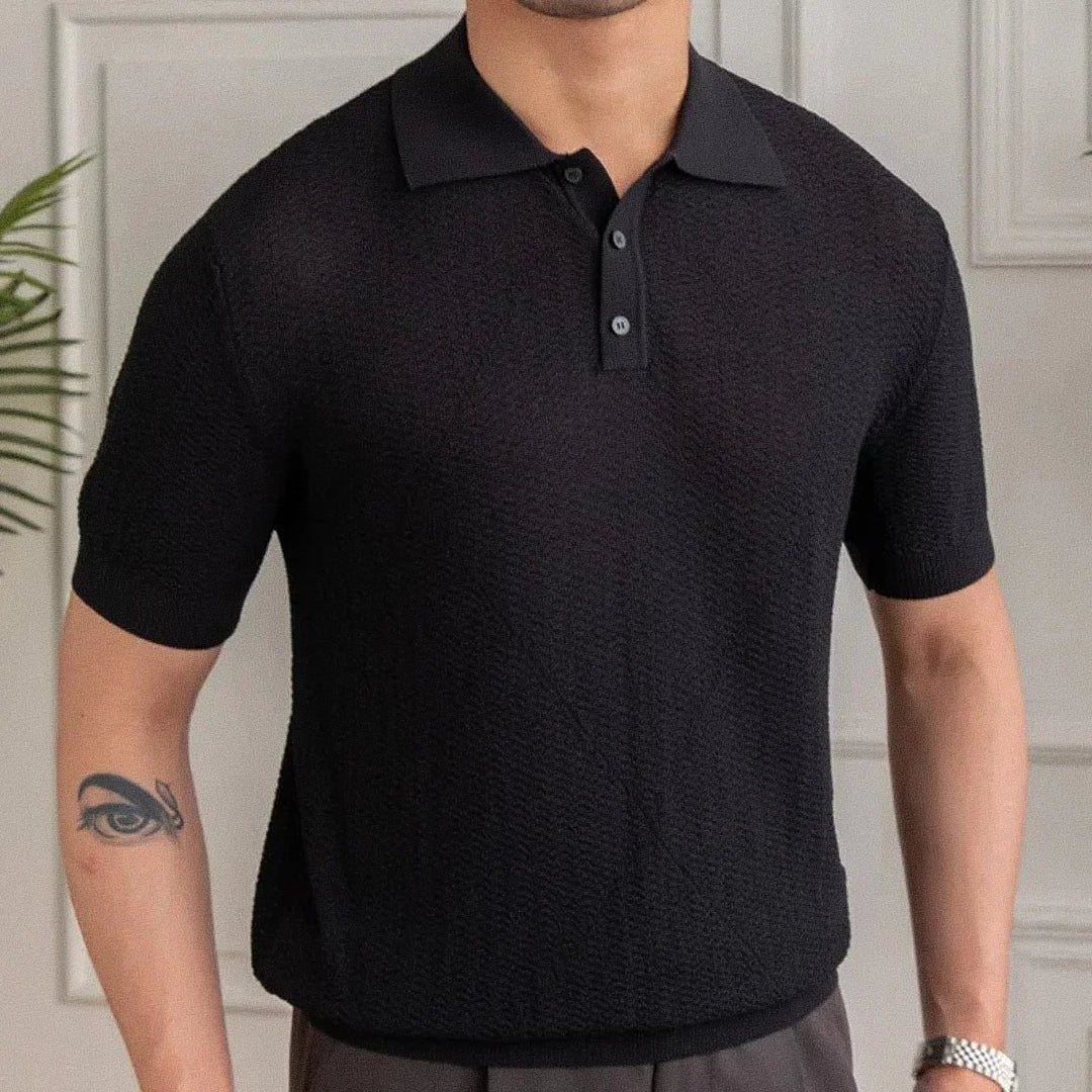 Camisa Polo Masculina Fiorinni Barcelona Preto