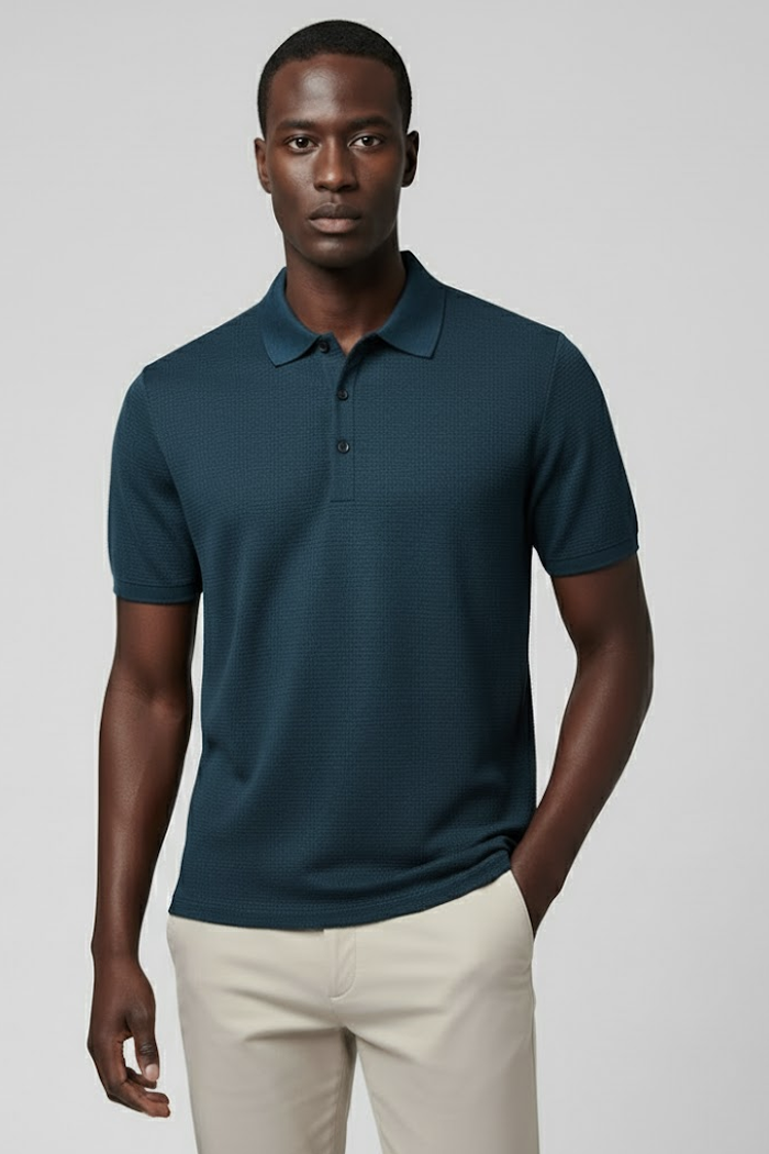 Camisa Polo Masculina Tech - costas 