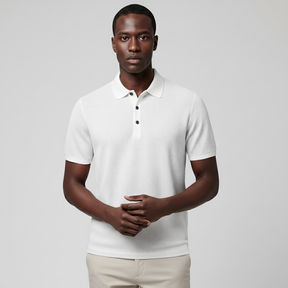 Camisa Polo Masculina Tech branco