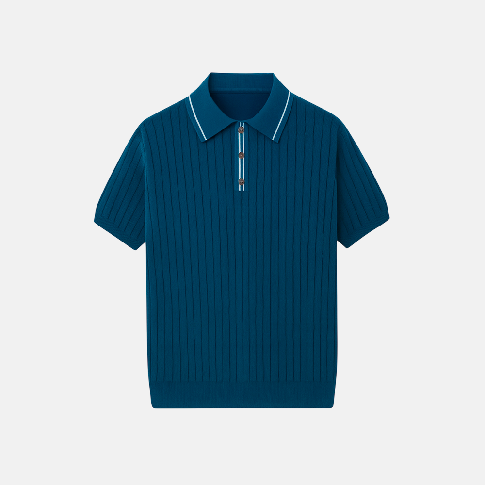 Camisa Polo Siracusa azul escuro