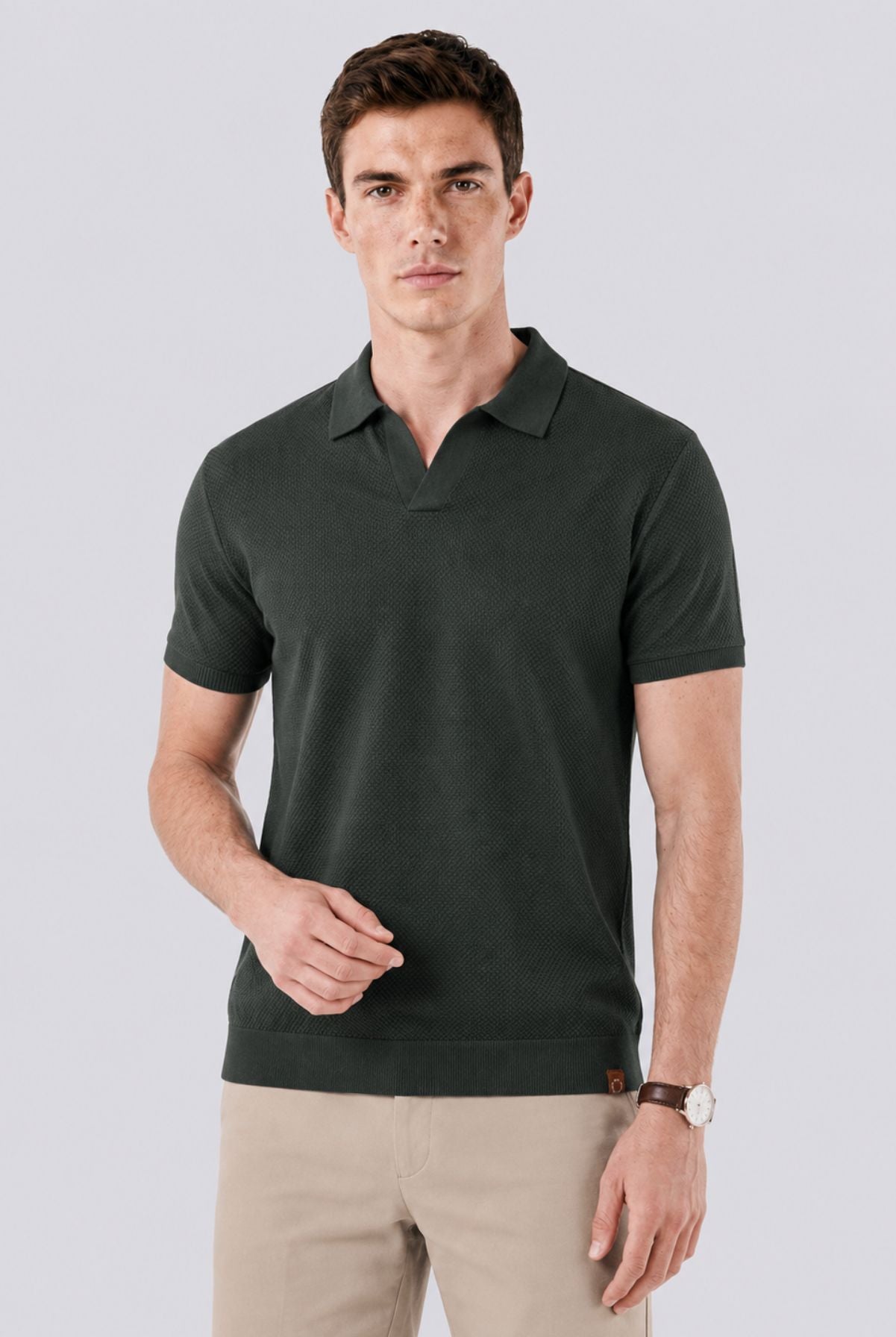 Camisa Polo Tricot Masculina Alba