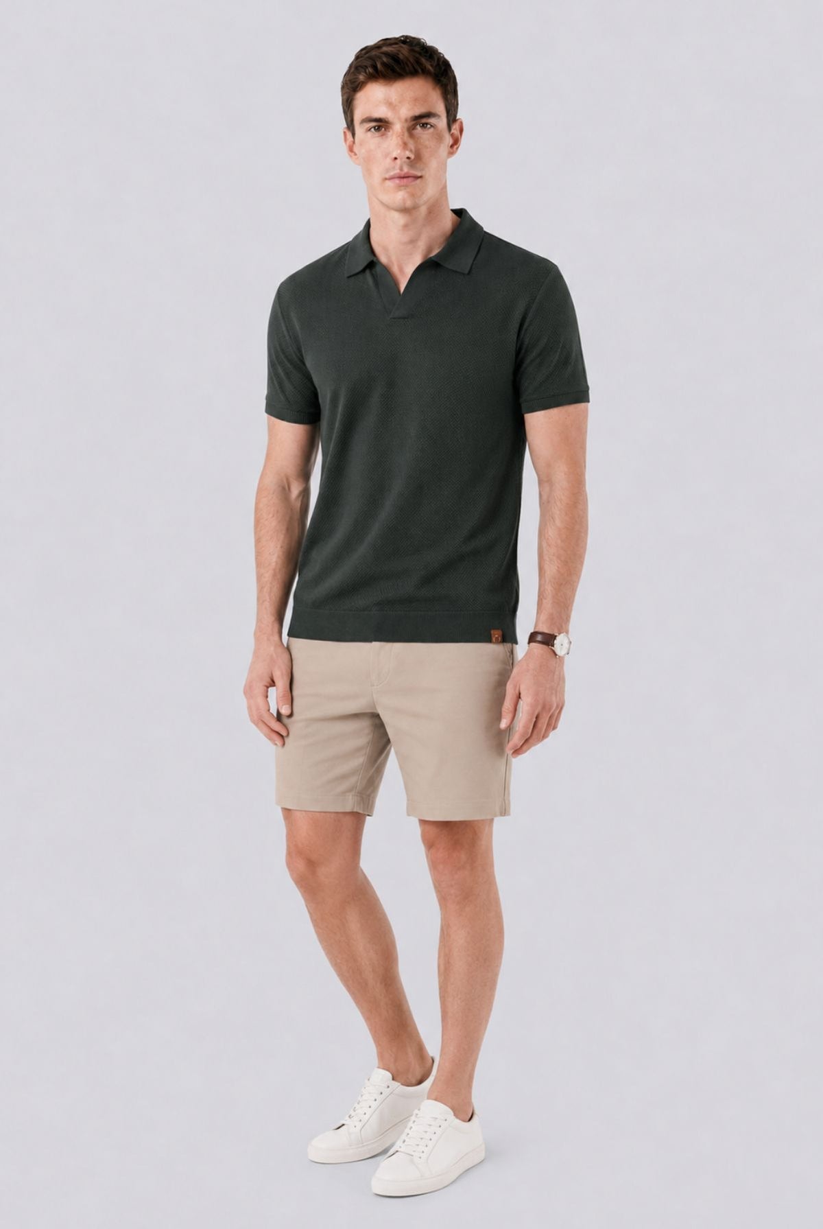 Camisa Polo Tricot Masculina Alba