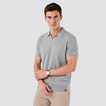 Camisa Polo Tricot Masculina Alba cinza