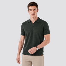 Camisa Polo Tricot Masculina Alba verde