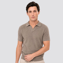 Camisa Polo Tricot Masculina Savoia caqui