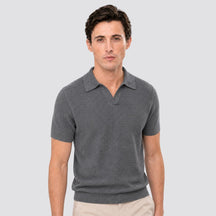 Camisa Polo Tricot Masculina Savoia cinza