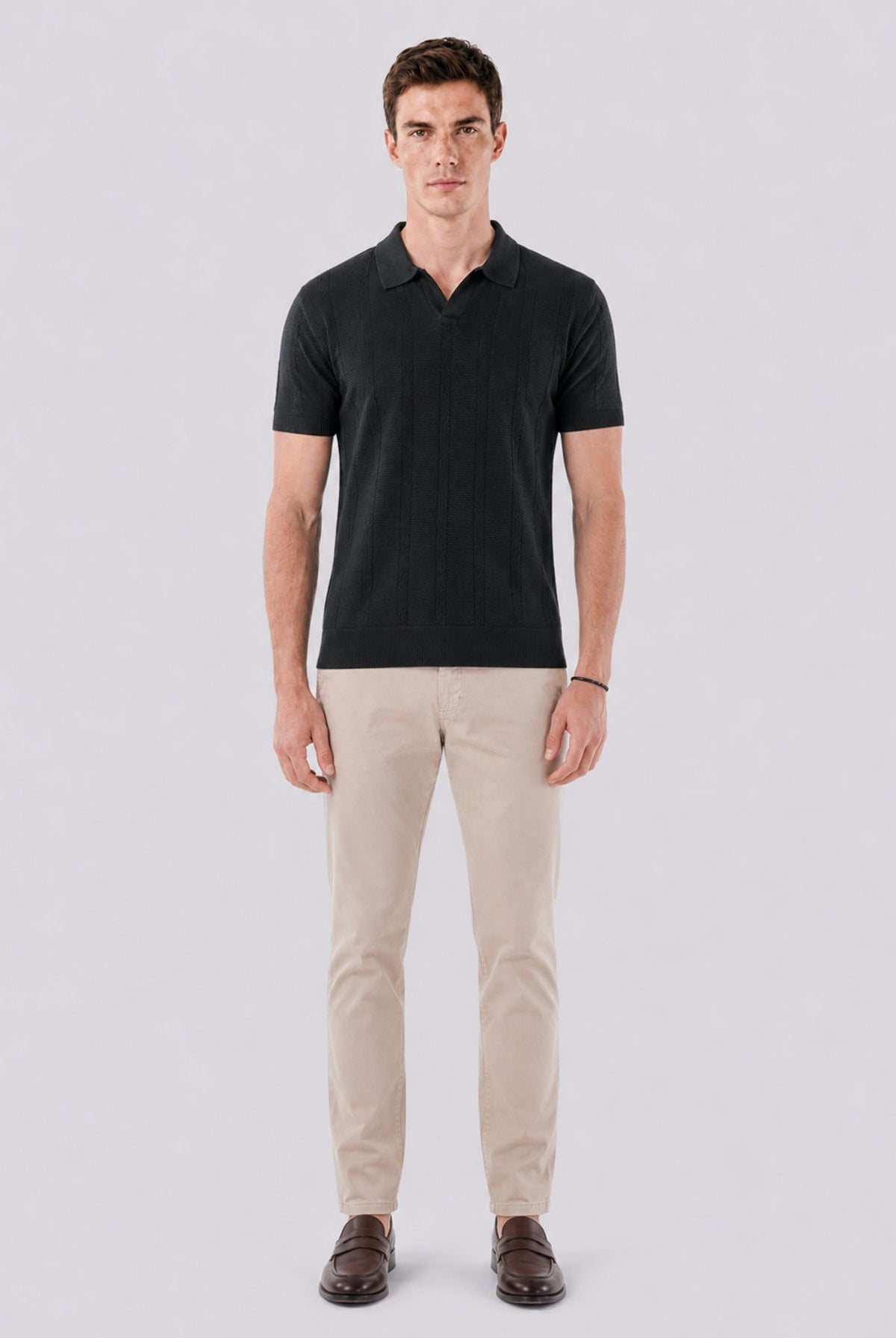 Camisa Polo Tricot Masculina Siena