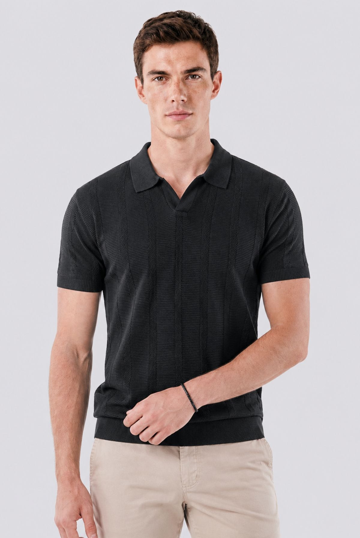 Camisa Polo Tricot Masculina Siena