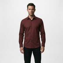 Camisa Social Masculina Spectre vinho