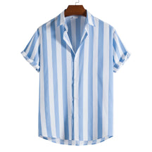 Camisa Manga Curta Fiorinni Atlântica azul clara