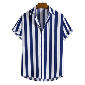 Camisa Manga Curta Fiorinni Atlântica azul marinho