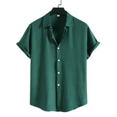 Camisa Manga Curta Fiorinni Solare verde