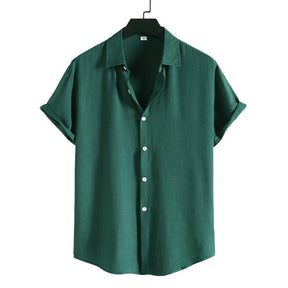 Camisa Manga Curta Fiorinni Solare verde