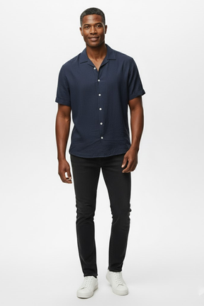 Camisa Manga Curta Lisa Fiorinni Everyday