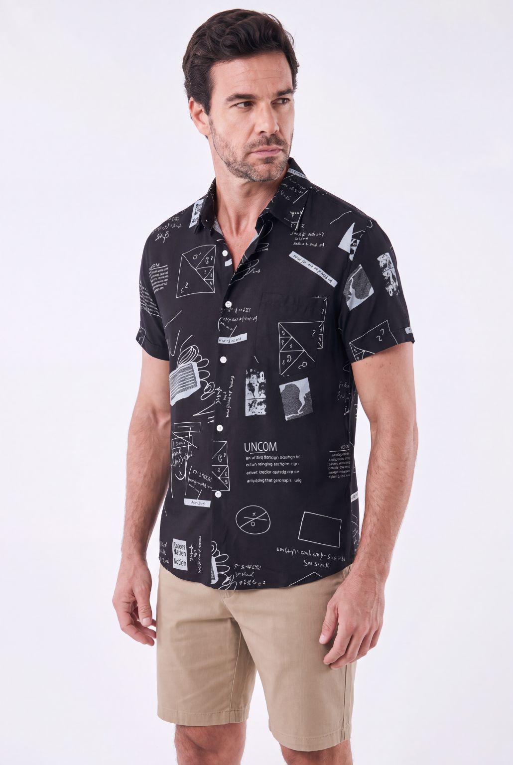 Camisa Masculina Manga Curta Nation
