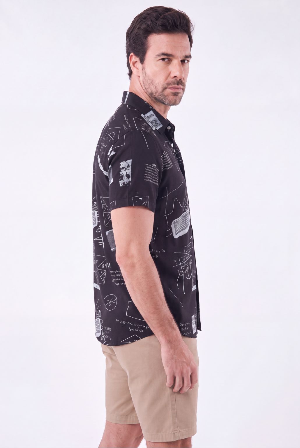 Camisa Masculina Manga Curta Nation