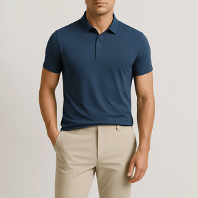 Camisa Polo Masculina em Seda Gelo Fiorinni
