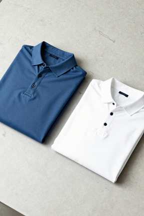 Camisa Polo Masculina em Seda Gelo Fiorinni