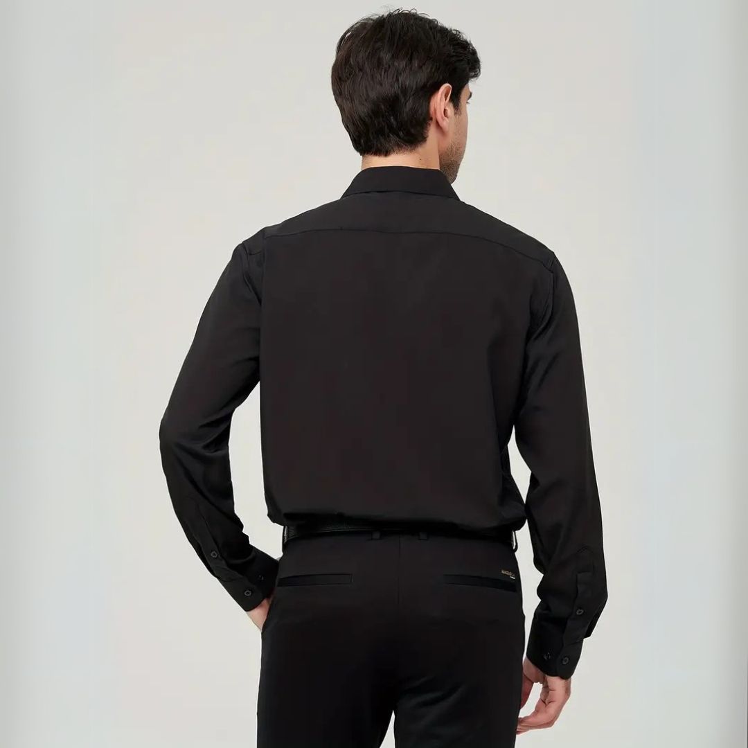 Camisa Social Masculina Fiorinni preta
