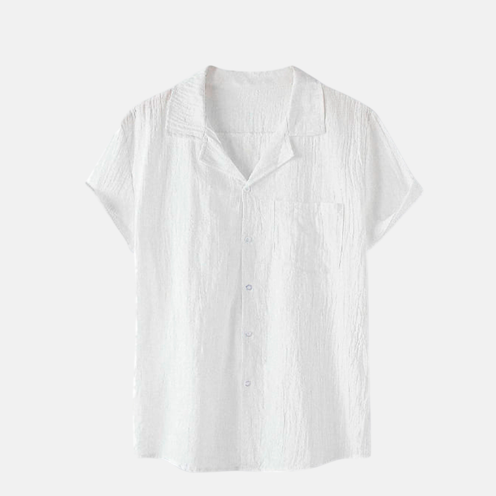 Camisa de Linho Fiorinni Portofino branca 
