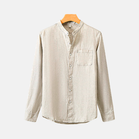 Camisa de Linho Fiorinni Provence bege